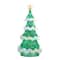 Glitzhome® 74.5"H Lighted Christmas 3D Mesh Tree Outdoor Decor